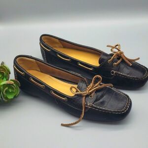 Sperry Topsider womens brown loafers size 7.5